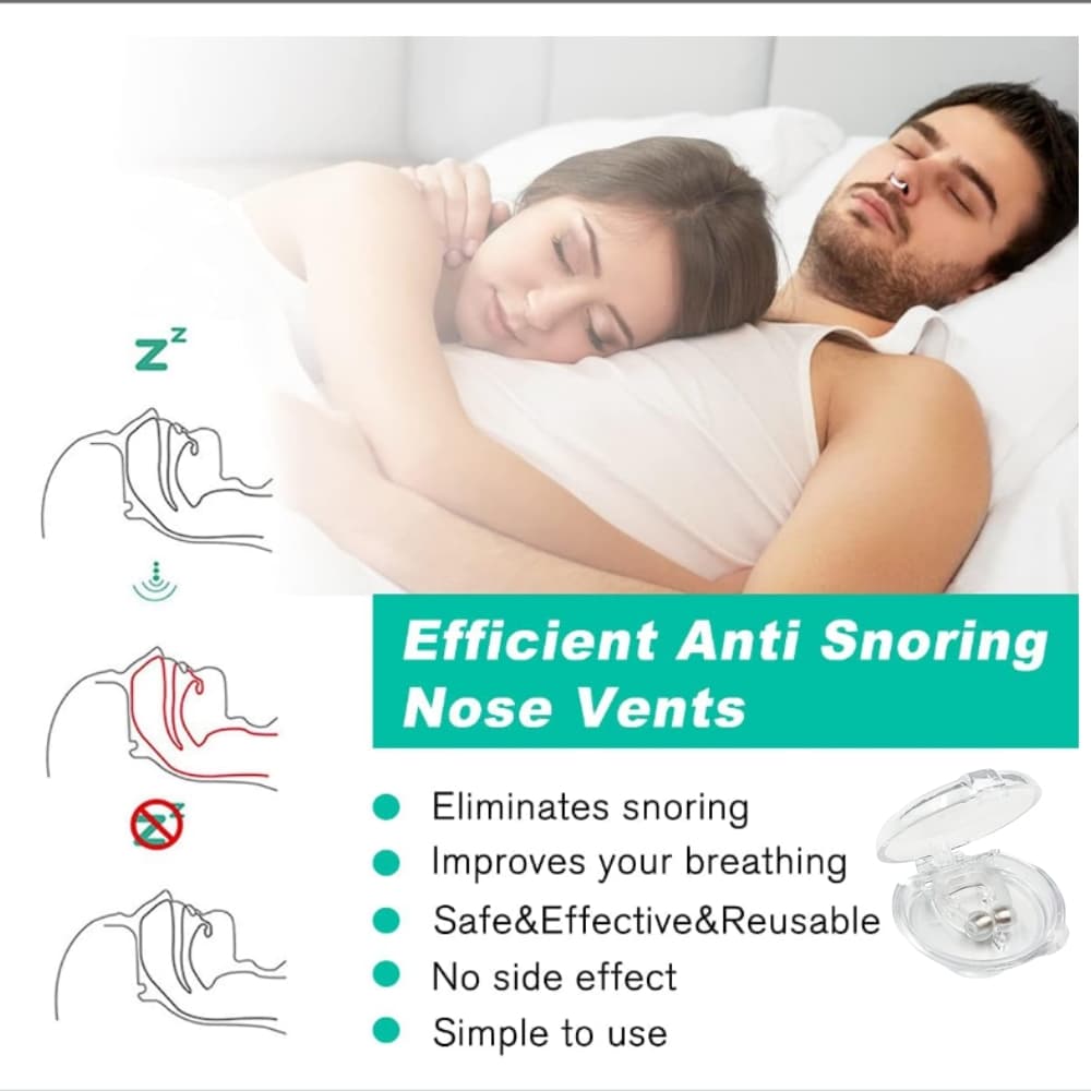 Picture of Anti snoring silicone magnetic device for smooth breathing