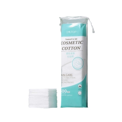 Picture of Lameila portable disposable non-woven cotton pads deep clean makeup remover pads(500pcs)