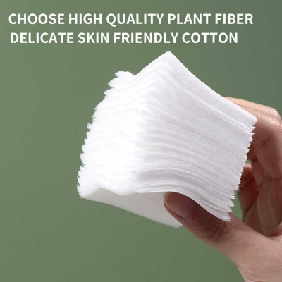 Picture of Lameila portable disposable non-woven cotton pads deep clean makeup remover pads(500pcs)