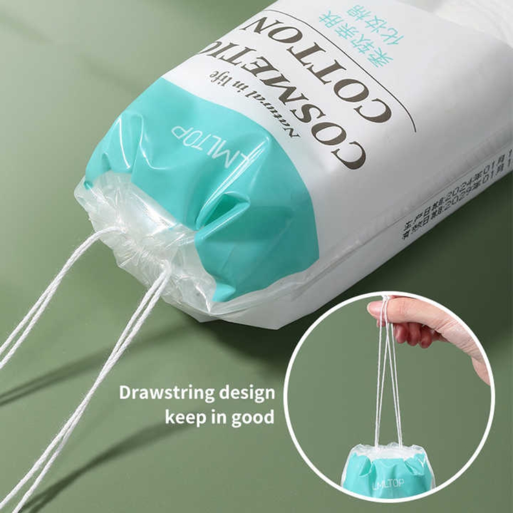 Picture of Lameila portable disposable non-woven cotton pads deep clean makeup remover pads(500pcs)