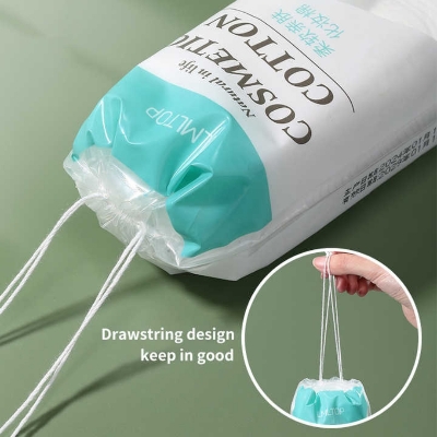 Picture of Lameila portable disposable non-woven cotton pads deep clean makeup remover pads(500pcs)