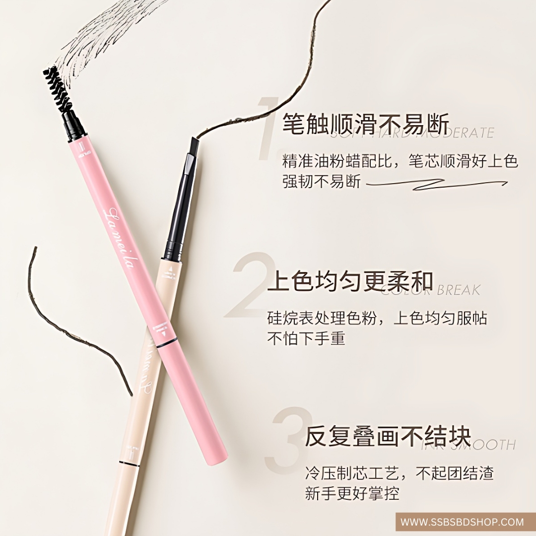 Picture of LAMEILA FOR SOFT MIST BROW FEEL WATERPROOF DOUBLE HEAD EYEBROW PENCIL(1pcs)