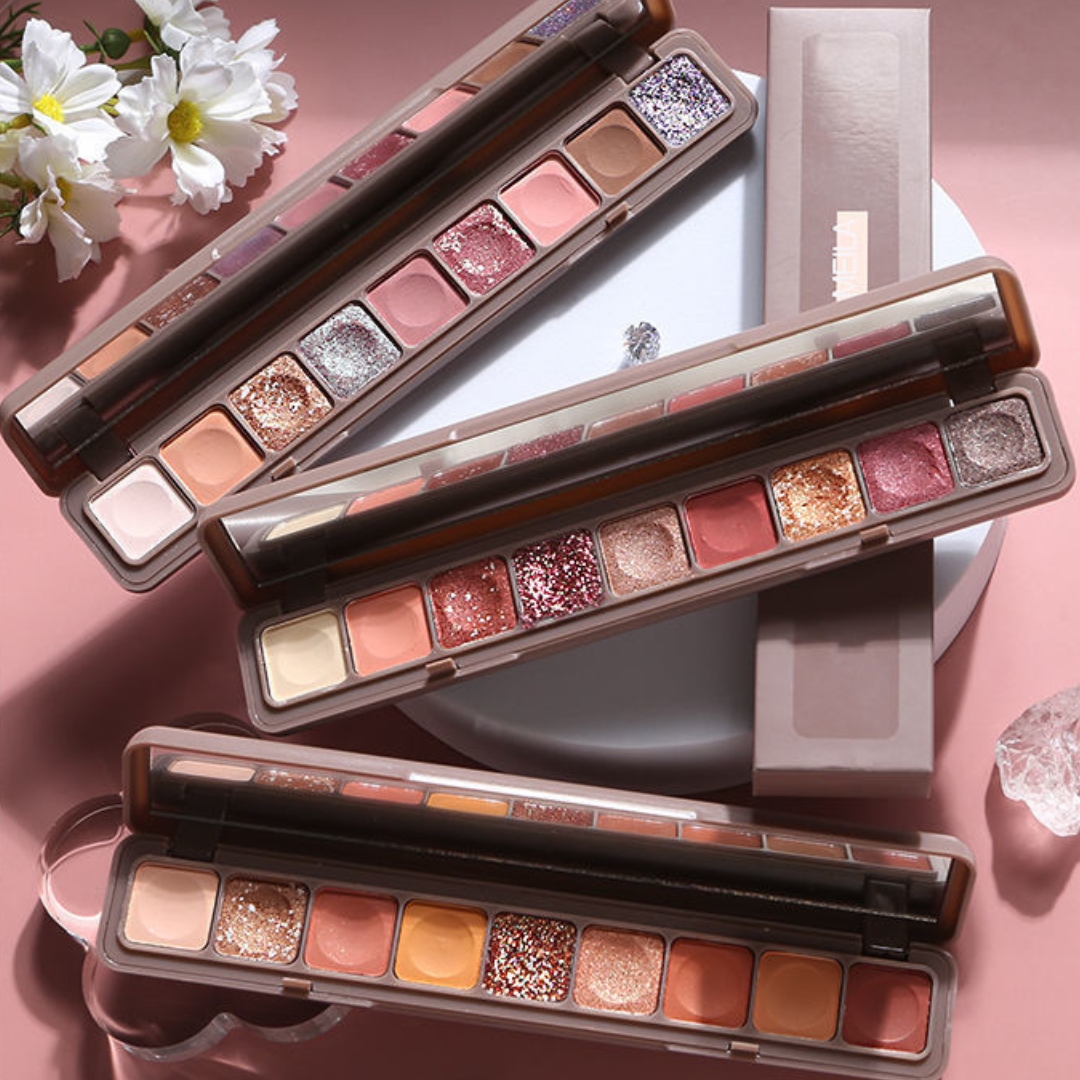 Picture of Lamela 9 colors long-lasting matte and shimmer eyeshadow palette(1pcs)