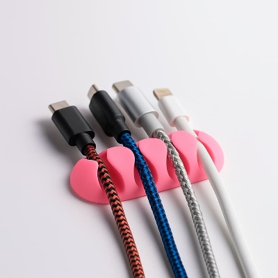 Picture of Cable Clips self Management Holder Tidy Cord Wire Line Organizer Lead Adhesive Clamp(1pcs)