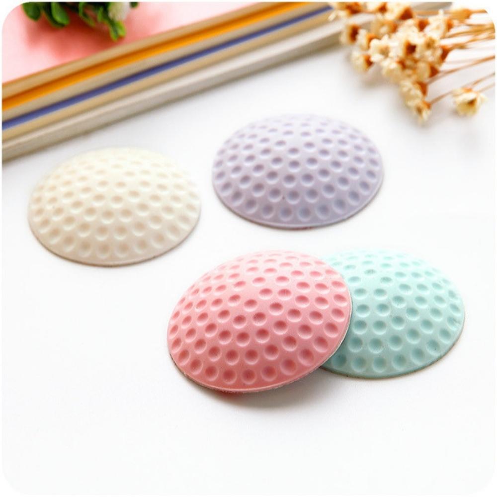 Picture of Soft silicone rubber door and wall protection guard safety adhesive pad(1pcs mix color)