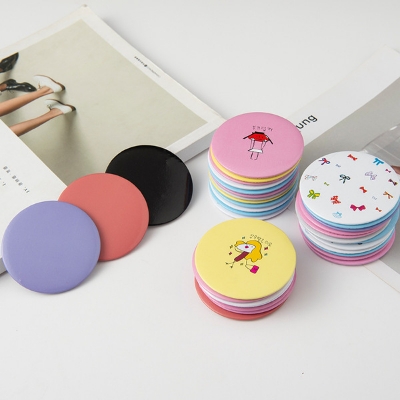 Picture of Gift cartoon small mirror mini portable pocket bag small mirror tinplate small round mirror