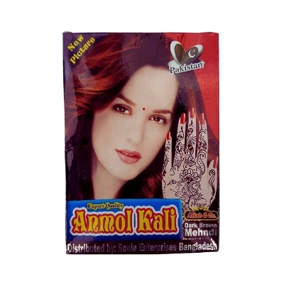 Picture of Anmol Kali Dark Brown Mehndi Powder 50gm (Original Pakistani)