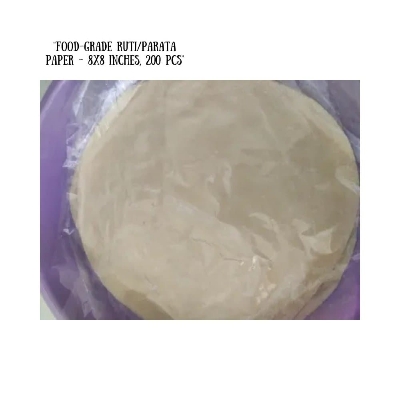Picture of "Food-Grade Ruti/Parata Paper - 8x8 Inches, 200 pcs"