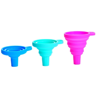 Picture of Food-Grade Silicone Foldable Mini Funnel - Kitchen Tool for Oil & Liquid Dispensing