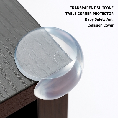 Picture of Transparent Silicone Table Corner Protector Baby Safety Anti Collision Cover ( round type ) (1pcs)