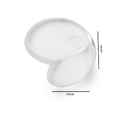 Picture of Transparent Silicone Table Corner Protector Baby Safety Anti Collision Cover ( round type ) (1pcs)