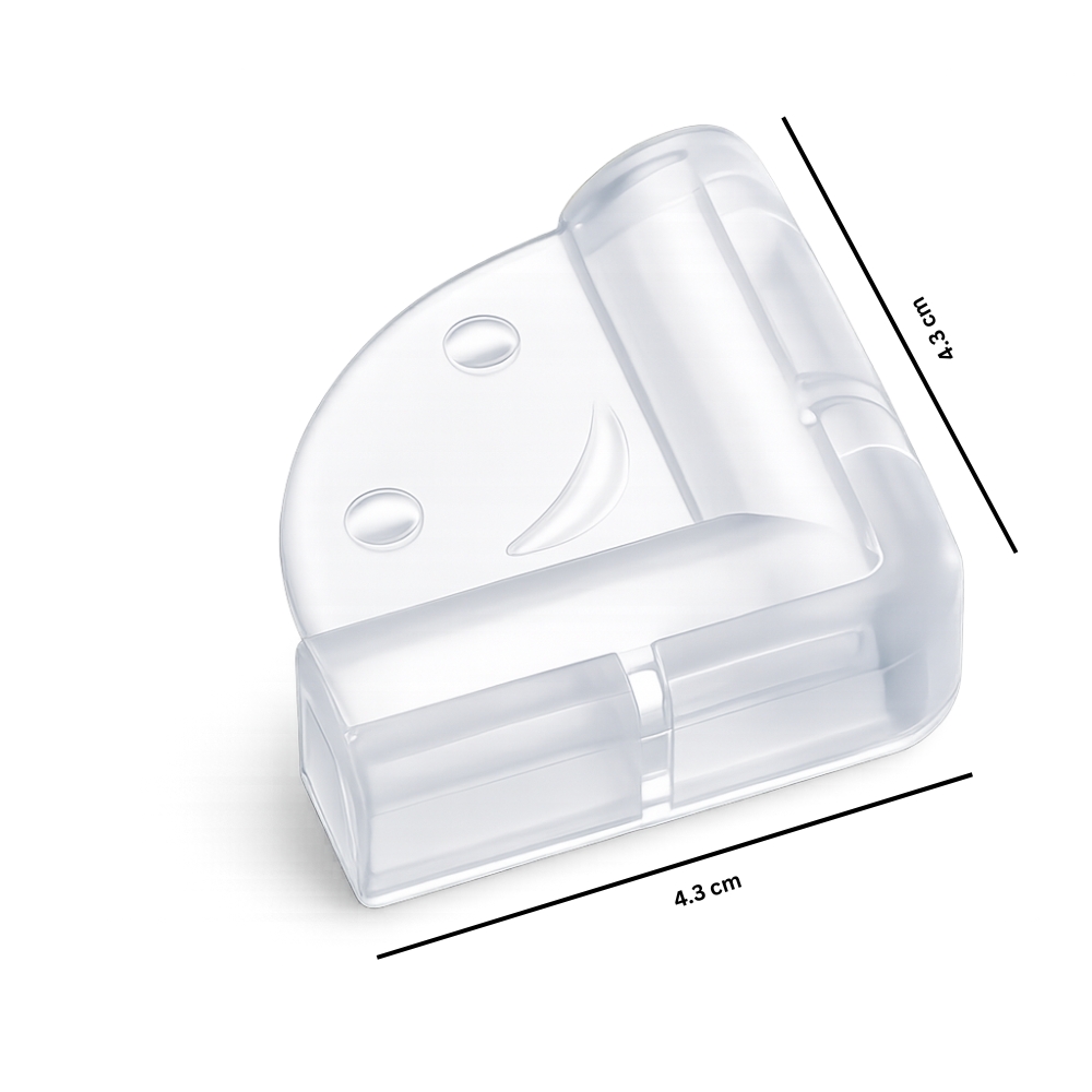 Picture of Transparent Silicone Table Corner Protector Baby Safety Anti Collision Cover (1pcs)