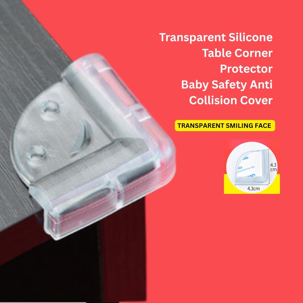 Picture of Transparent Silicone Table Corner Protector Baby Safety Anti Collision Cover (1pcs)