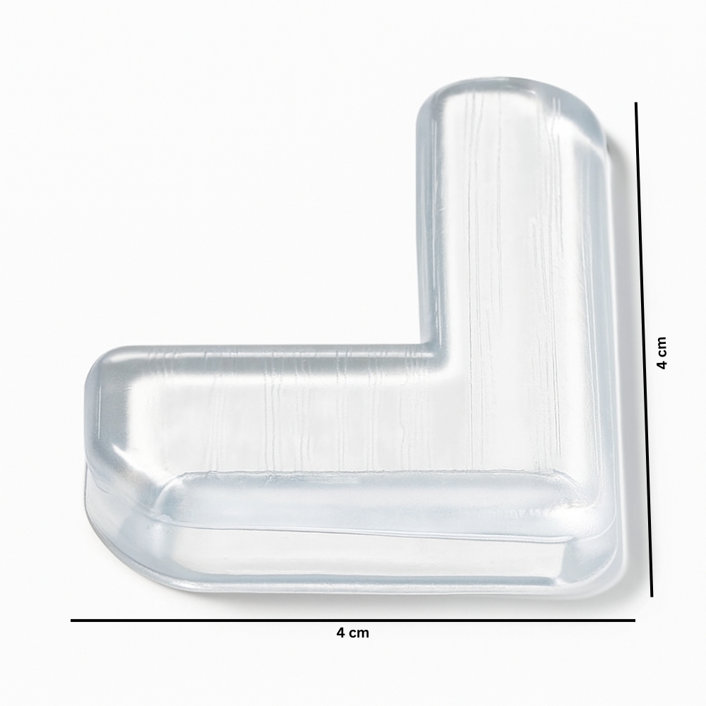 Picture of Transparent Silicone Table Corner Protector Baby Safety Anti Collision Cover ( L type ) 1pcs