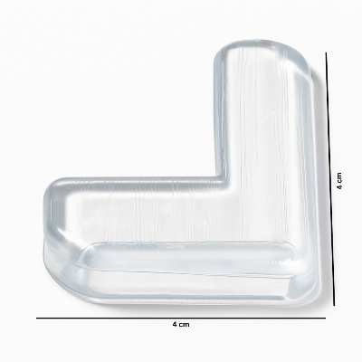 Picture of Transparent Silicone Table Corner Protector Baby Safety Anti Collision Cover ( L type ) 1pcs