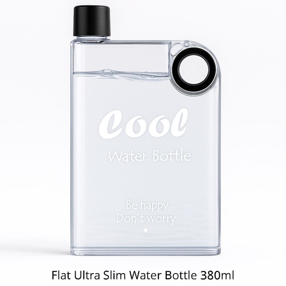 Picture of Flat Ultra Slim Water Bottle 380ml ( multicolor)