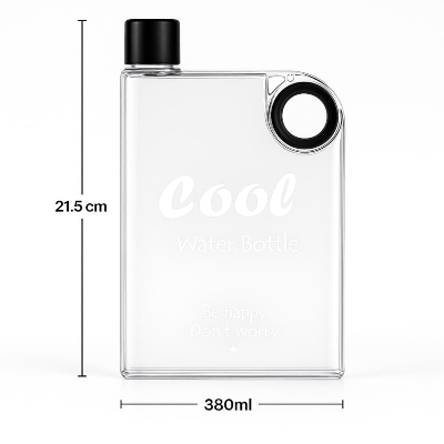 Picture of Flat Ultra Slim Water Bottle 380ml ( multicolor)