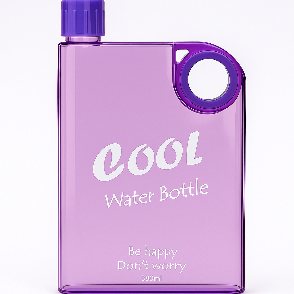 Picture of Flat Ultra Slim Water Bottle 380ml ( multicolor)