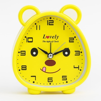 Picture of Table Clock Kitty Shape With Alarm – Fancy Design Desk Analog Clock