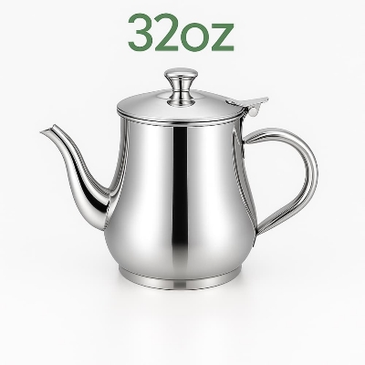 Picture of Stainless Steel Oil Bottle – Large Capacity Oil, Soy Sauce, Vinegar & Coffee Storage Container