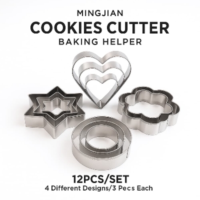 Picture of Premium Mingjian Cookies Cutter Baking Helper 12pcs Set