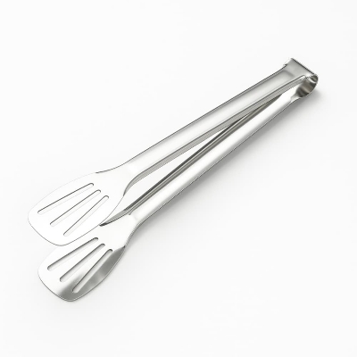 Picture of Stainless Steel Food Serving Tong 30cm – Large Size Turner & Roti Chimta | Durable Kitchen Tongs for Cooking & Serving