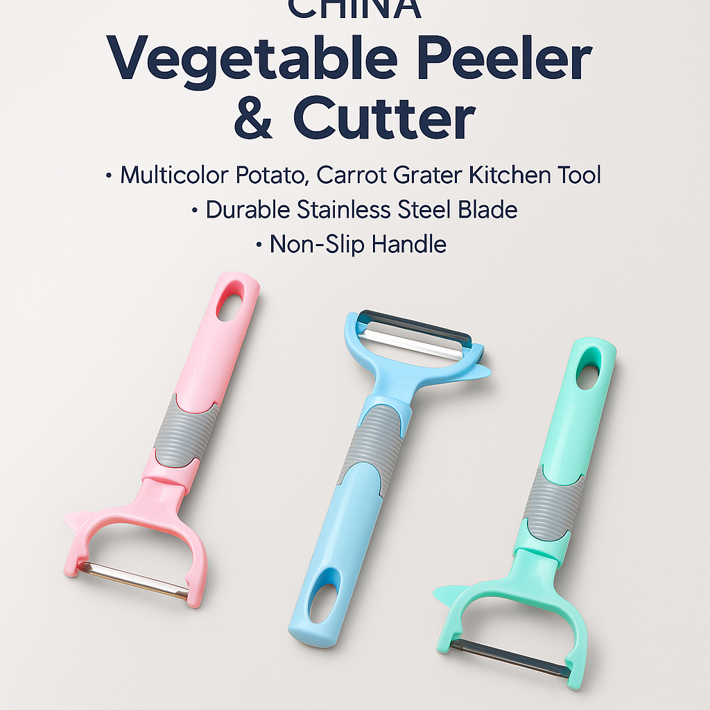 Picture of China Vegetable Peeler & Cutter – Multicolor Potato, Carrot Grater Kitchen Tool