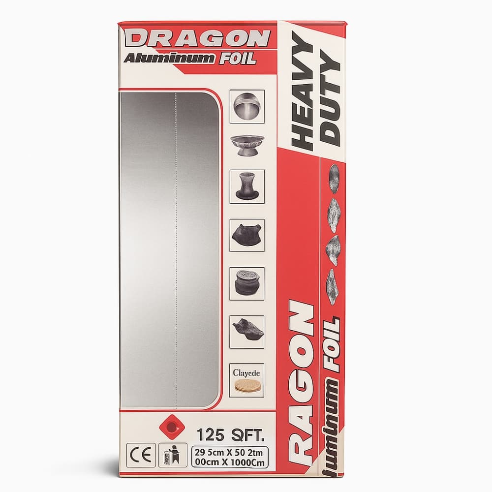 Picture of Aluminum Foil Paper 12 Pack (1.25 SQ FT) – Kitchen & Cooking Use