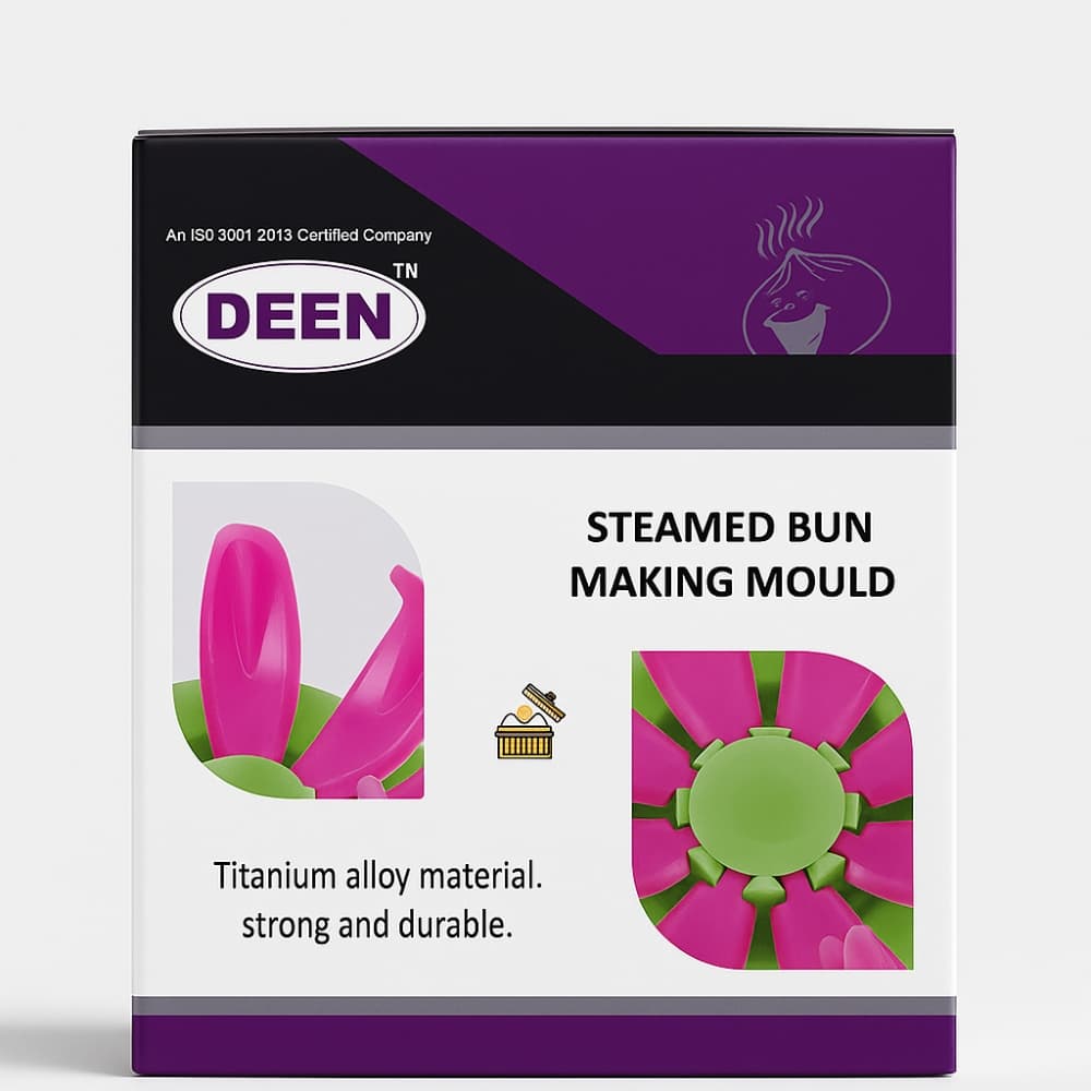 Picture of Deen Creative Manual Steamed Stuffed Bun Mold Momos Maker