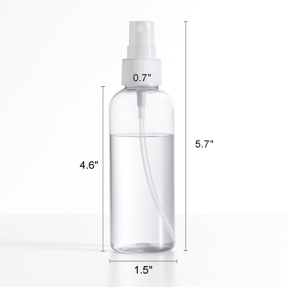 Picture of Plastic Transparent Spray Bottle 100ml (1pcs)
