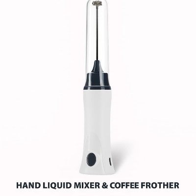 Picture of Hand Liquid Mixer & Coffee Frother – Rechargeable Creamy Foam Maker & Juice Blender