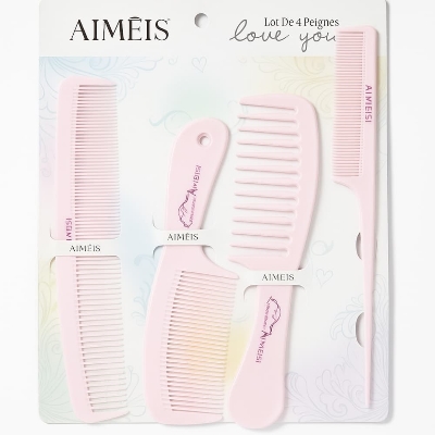 Picture of China Hair Comb Set – 4 PCS Stylish Chiruni