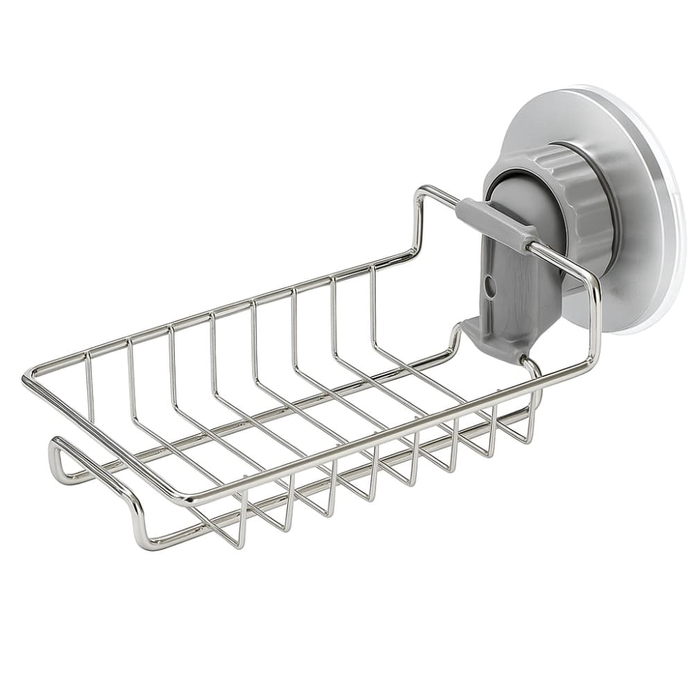 Picture of Stainless Steel Faucet Sink Rack – Punch-Free Kitchen & Bathroom Storage Organizer