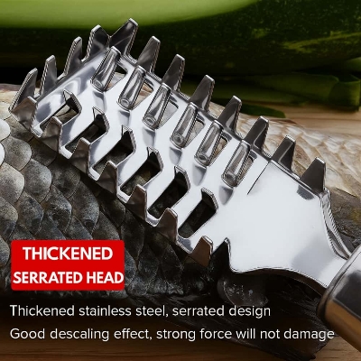 Picture of Stainless Steel Fish Scaler – Easy Skin & Scale Remover Tool