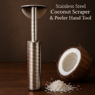 Picture of Stainless Steel Coconut Scraper & Peeler Hand Tool