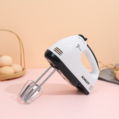 Picture of Scarlett Super Hand Mixer HE-133 – 7-Speed Electric Egg Beater with Dough Hooks & Whisks