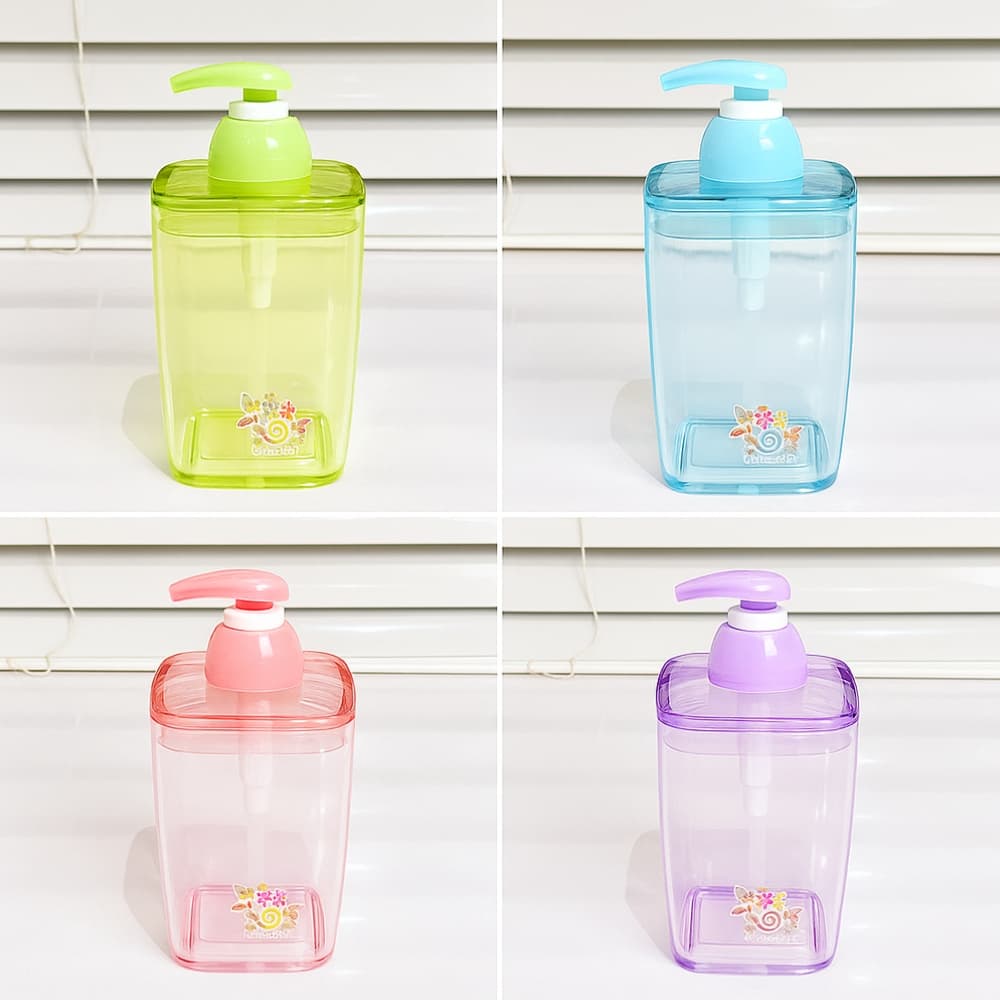 Picture of Rose Garden Liquid Soap Dispenser – 420ml Bathroom Soap Holder Jar