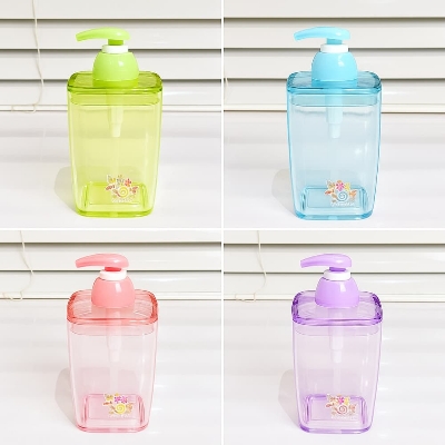 Picture of Rose Garden Liquid Soap Dispenser – 420ml Bathroom Soap Holder Jar