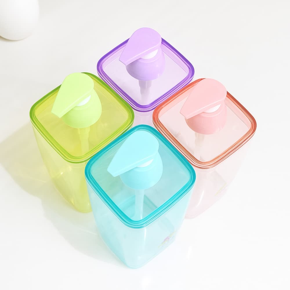 Picture of Rose Garden Liquid Soap Dispenser – 420ml Bathroom Soap Holder Jar