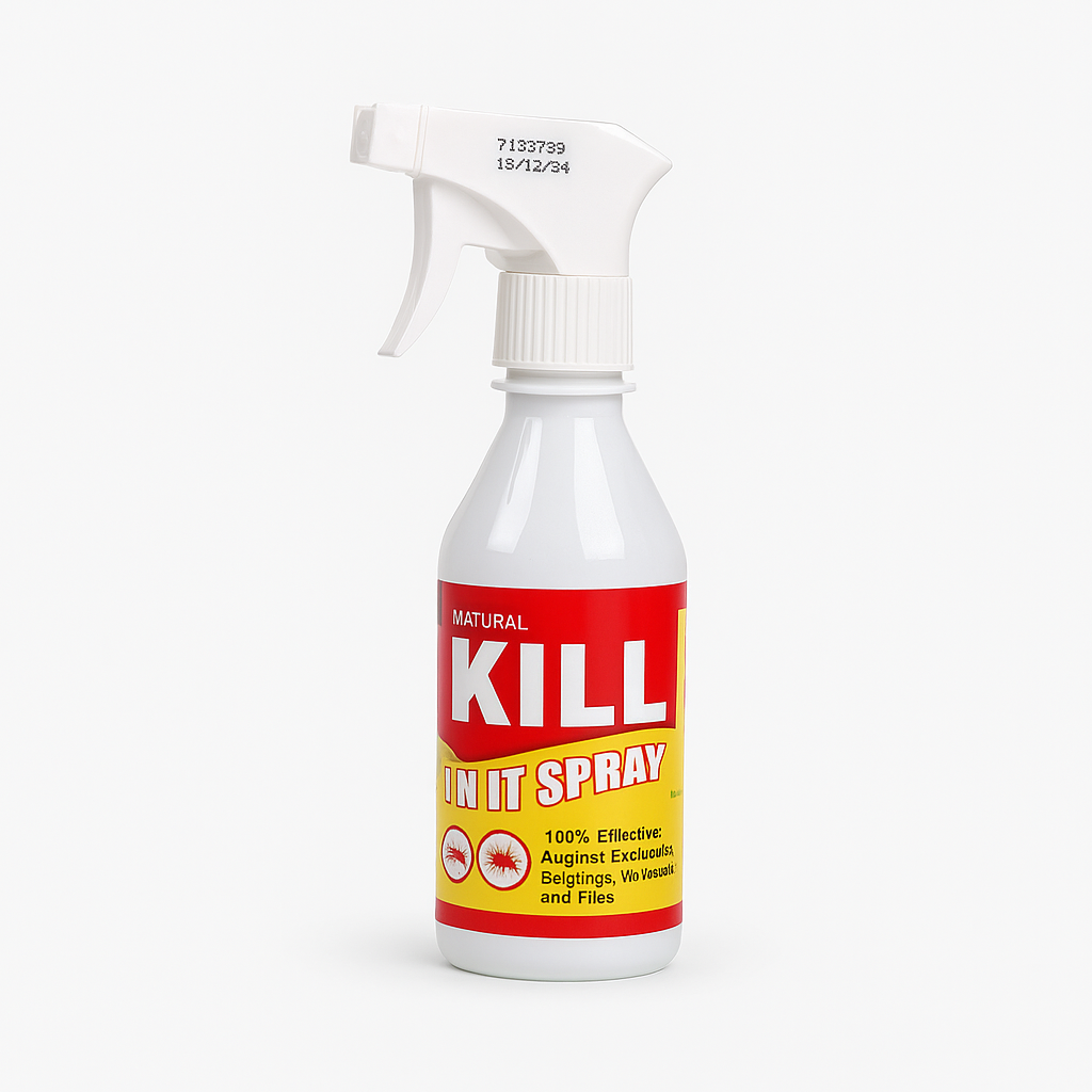 Picture of Natural Insecticide Spray: 100% Effective Against Cockroaches, Bedbugs, Mosquitoes, and Flies