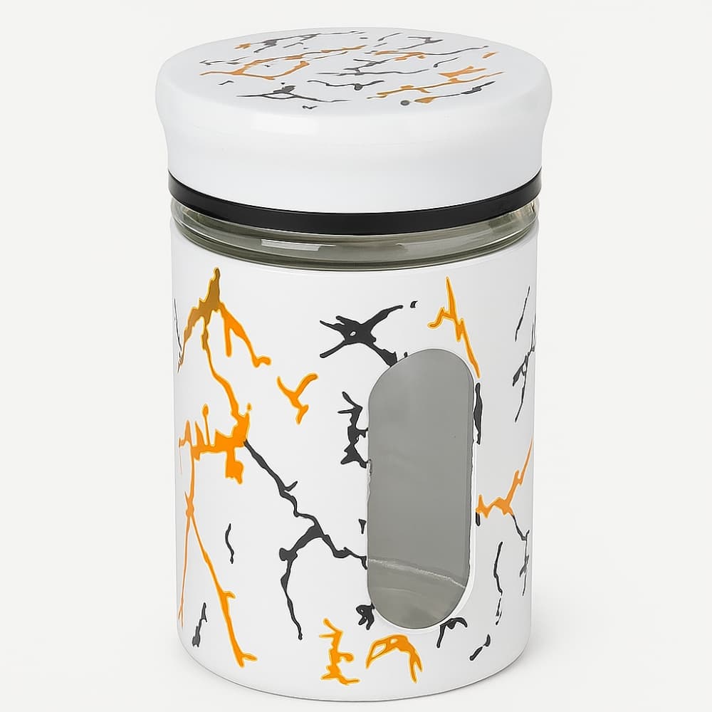 Picture of Glass Salt Jar – Airtight Storage Container for Kitchen