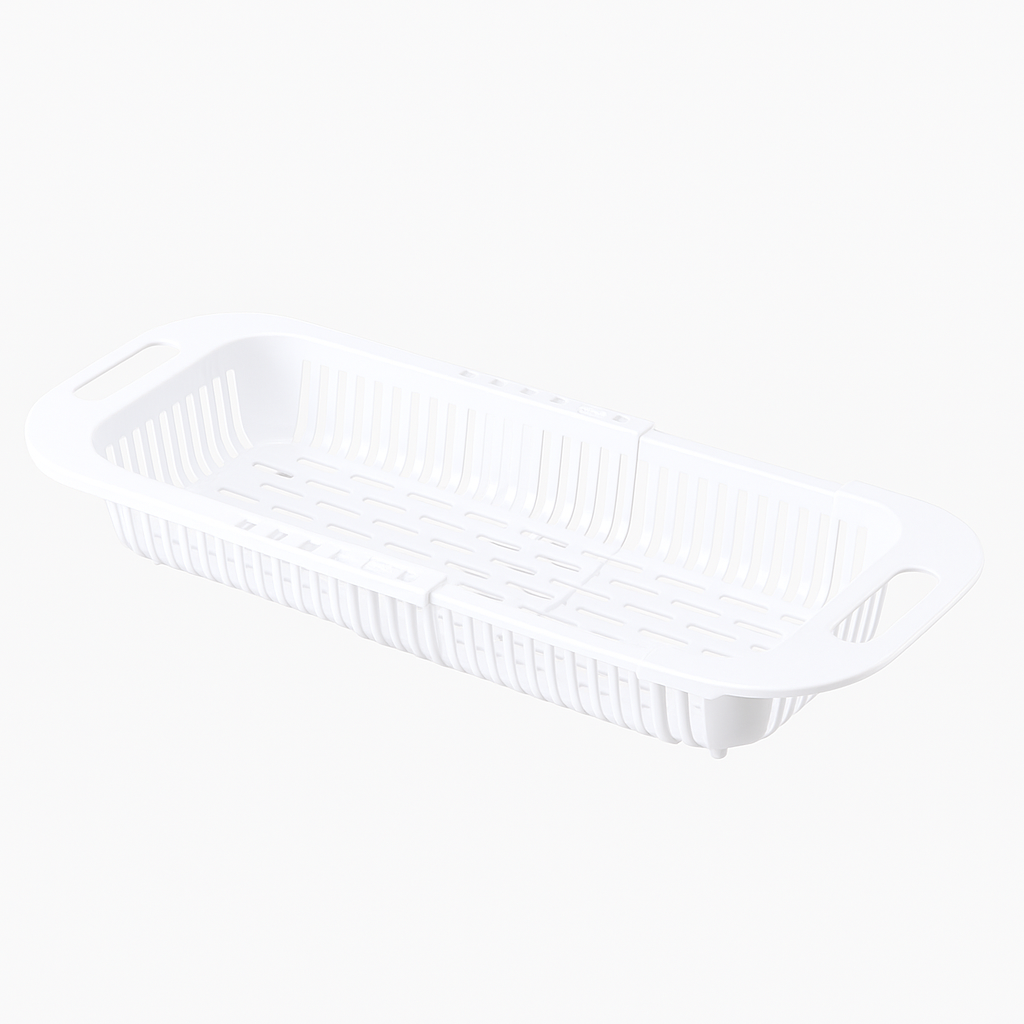 Picture of Foldable Telescopic Sink Drain Basket – Multi-Functional Kitchen Veg & Fruit Washing Rack