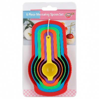 Picture of 6PCS Plastic Measuring Spoon Set – Precision Kitchen & Baking Tools