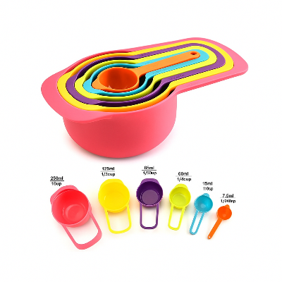 Picture of 6PCS Plastic Measuring Spoon Set – Precision Kitchen & Baking Tools