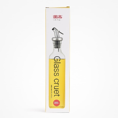 Picture of 300ML Glass Oiler Bottle Leak-Proof Kitchen Oil Pot with Scale