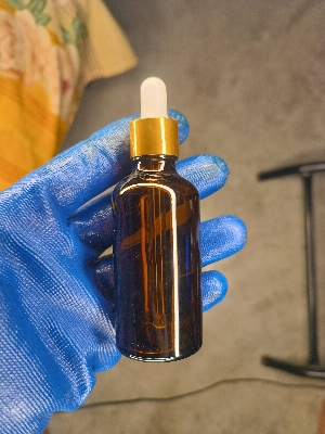 Picture of 500 Piece Combo , 50ml Premium Amber Glass Dropper Bottle with Golden Cap – Refillable, Leak-Proof & Eco-Friendly