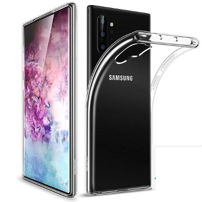 Picture of Samsung Galaxy Note 10 Plus Clear Case Soft Transparent Back Cover