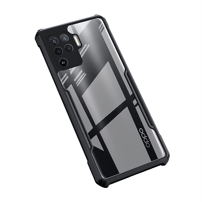 Picture of For Oppo F19 Pro / Oppo A94 Hard Case Transparent Silica Gel Matte Shockproof Slim Thin Cover Phone Casing - Phone Back Cover