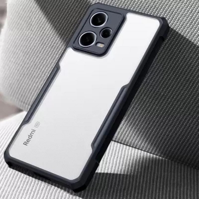 Picture of For Mi Redmi Note 12 Pro 5G( ,Black) - Redmi Note 11 Back Cover