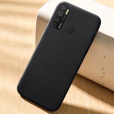 Picture of For Tecno Spark 5 / Spark 5 PRO / Tecno Camon 15 Liquid Silicone Soft Gel Rubber Shockproof Back Cover